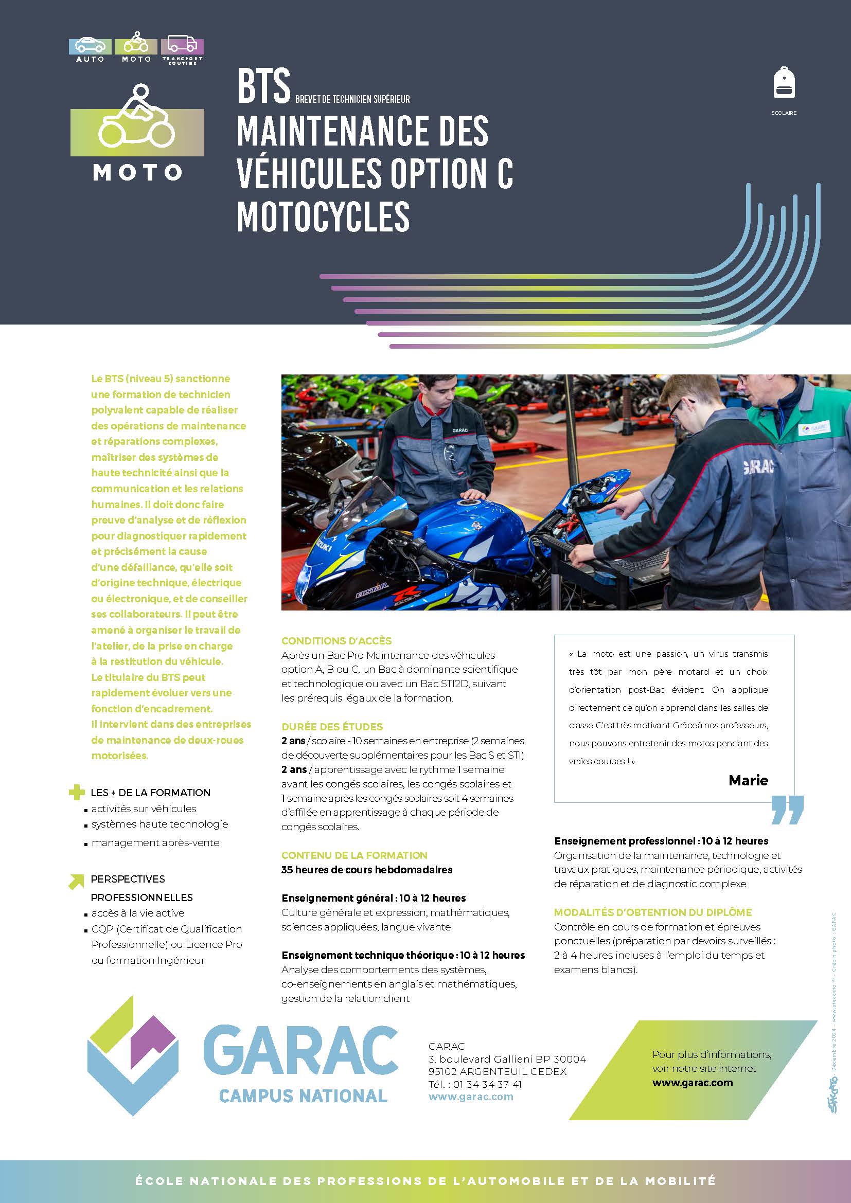 BTS Maintenance Des V hicules Option Motocycles Technicien Moto GARAC bts-maintenance-des-v-hicules-option-motocycles-technicien-moto-garac